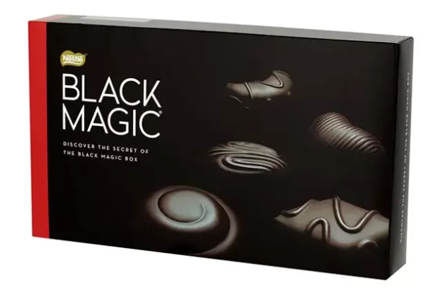 Nestle nero magic box coperchio fondo