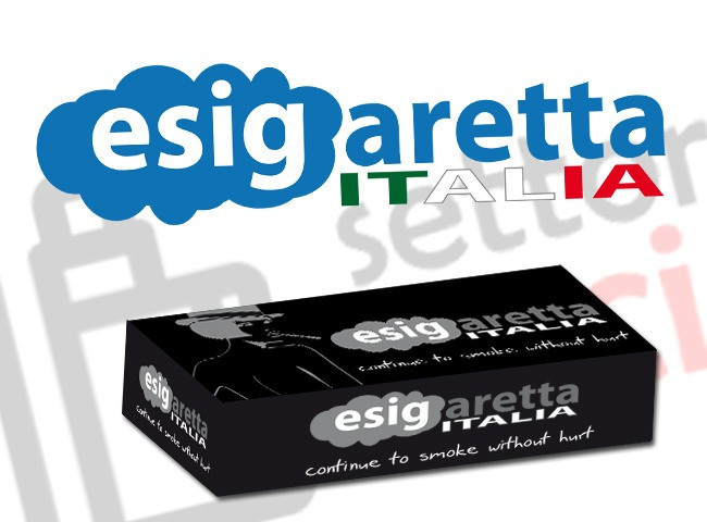 esigaretta italia logo pack